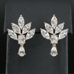 14K Gold Earrings with Lab Grown Diamonds